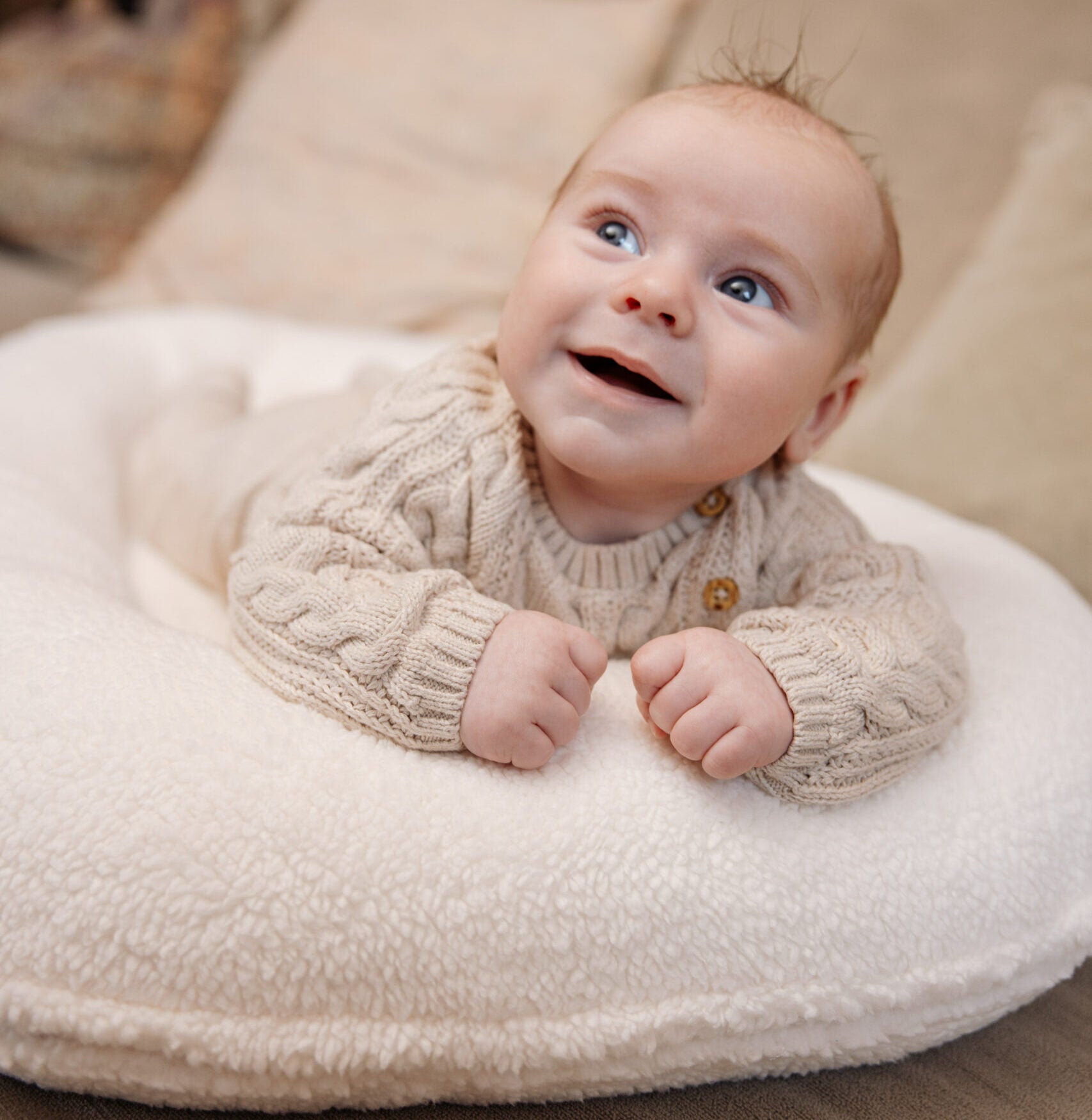 Babynest Teddy Natur