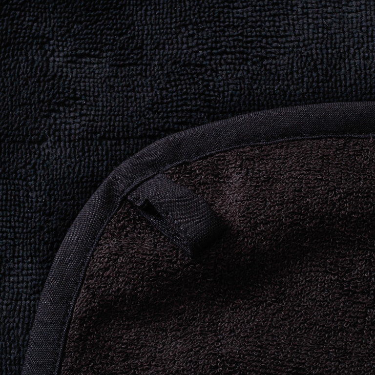 Cape de bain Noir