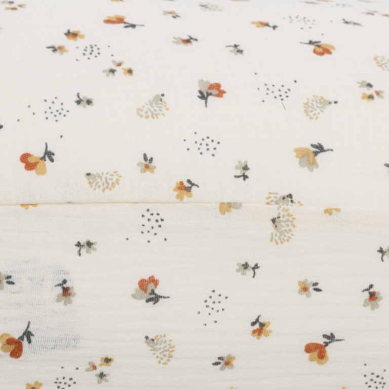 Housse relax coussin d'allaitement Fleur