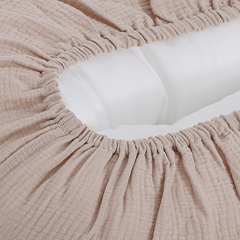 Housse de coussin d'allaitement Relax Sable
