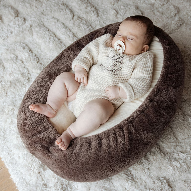 Housse de coussin d'allaitement Relax Teddy Espresso