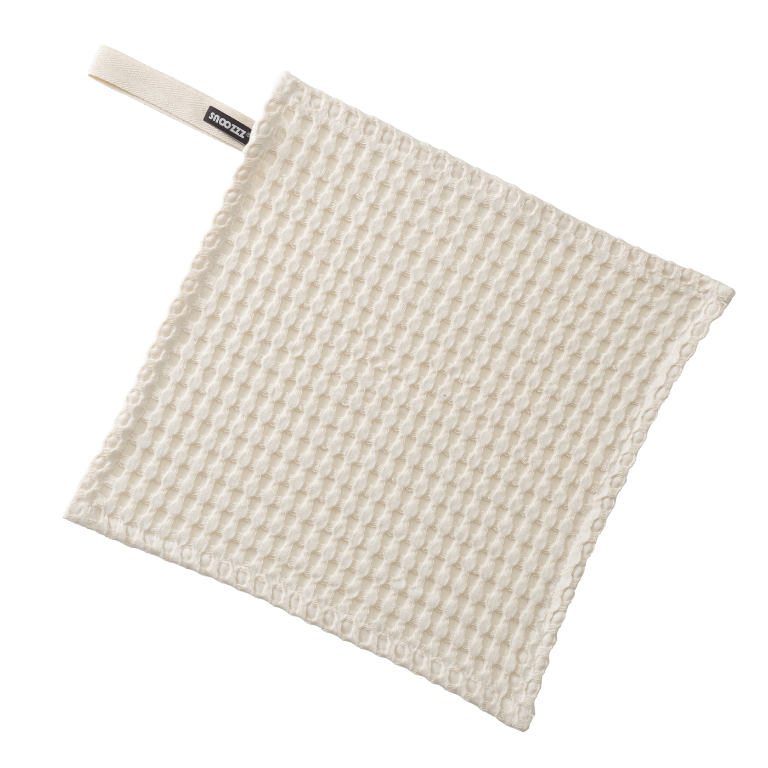 Schnullertuch Waffel Champagner