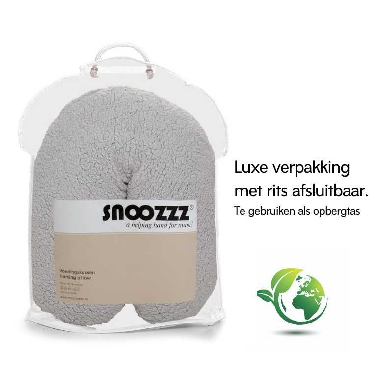 Coussin d'allaitement Small Teddy gris