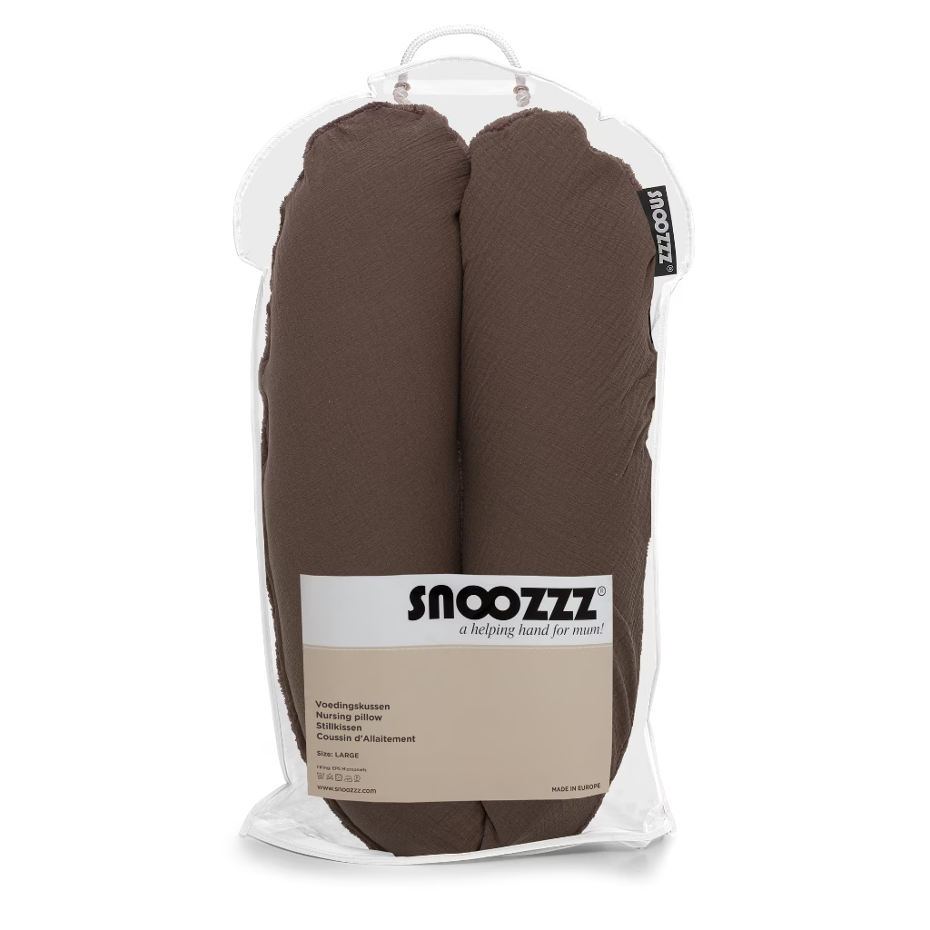 Coussin d'allaitement Teddy Espresso