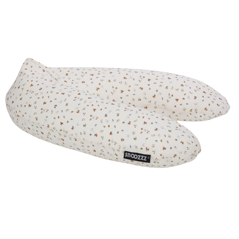 Housse de coussin d'allaitement Fleur