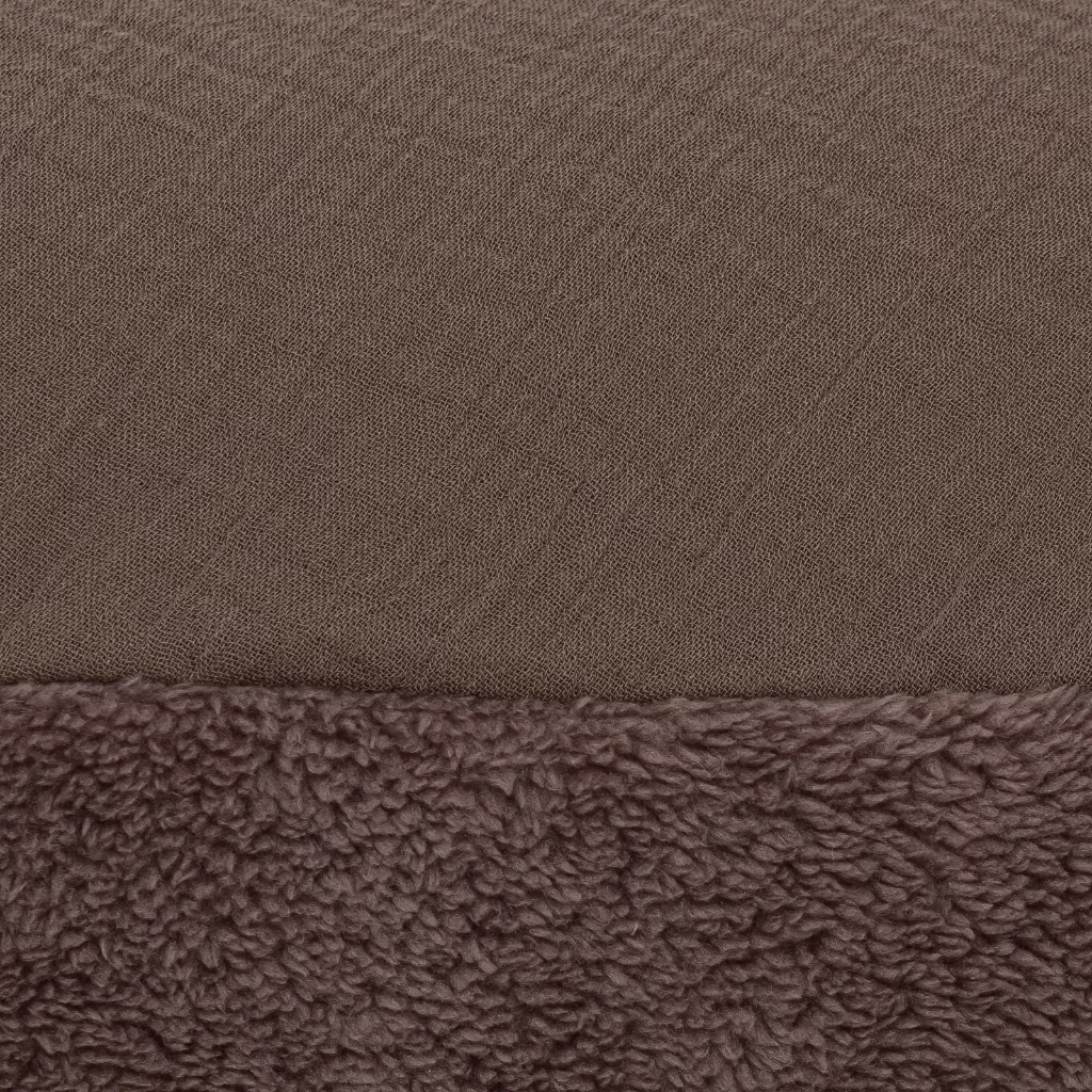 Housse de coussin d'allaitement Teddy Espresso