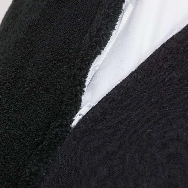 Housse de coussin d'allaitement Teddy noir