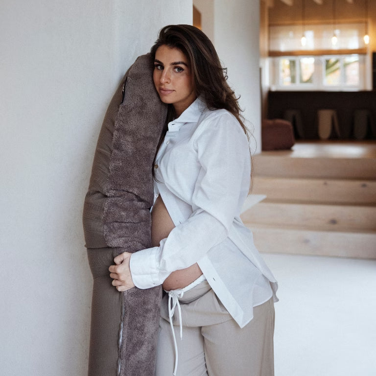 Coussin de grossesse Teddy Espresso