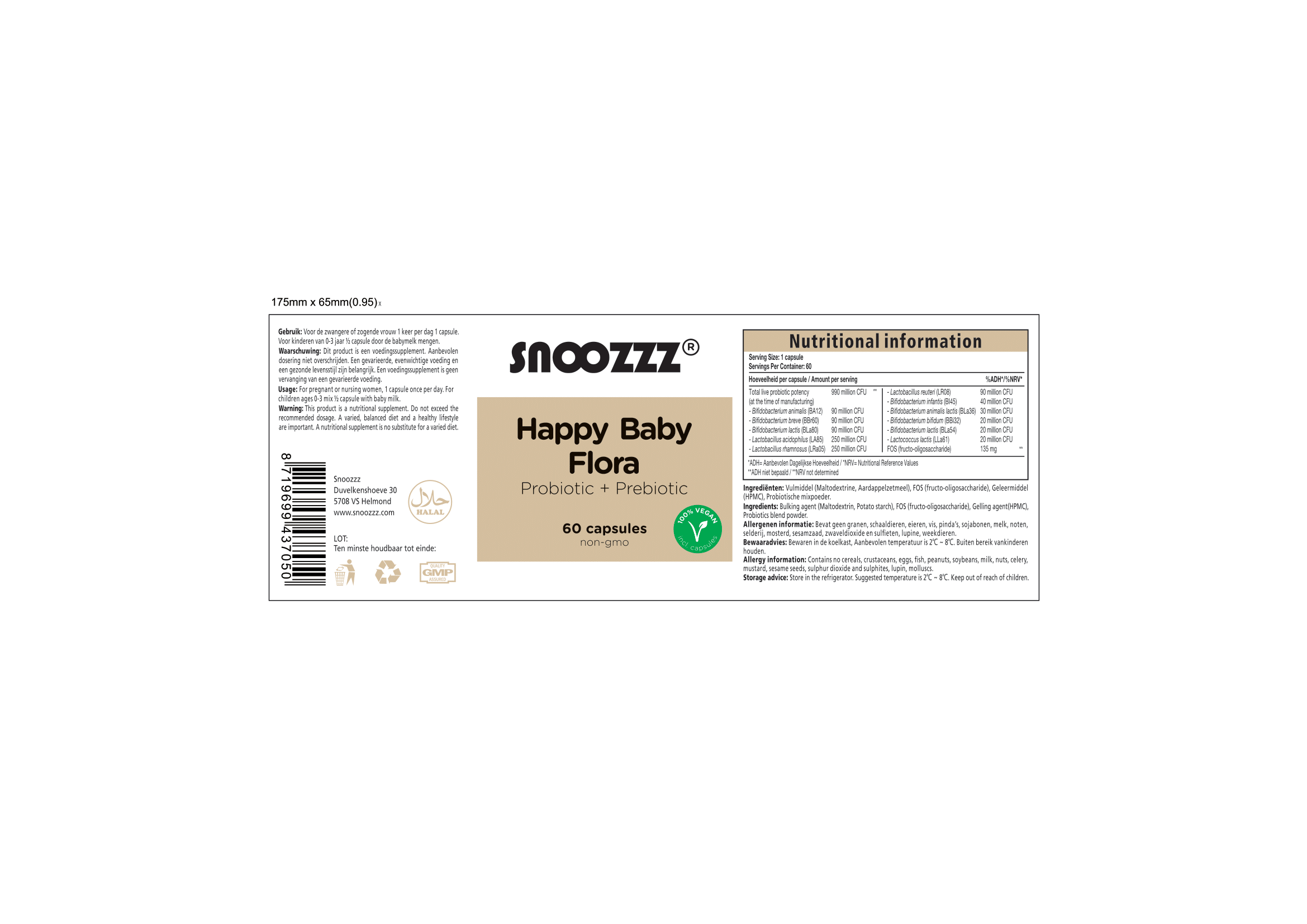Happy Baby Flora – melkzuurbacteriën en prebiotische vezels