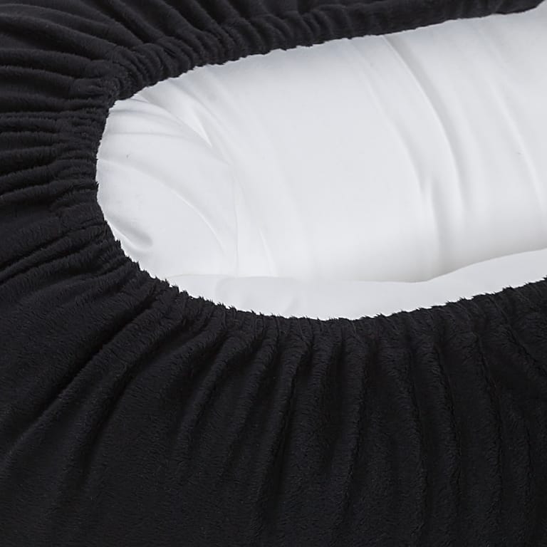 Housse de coussin d'allaitement Relax Soft Noir