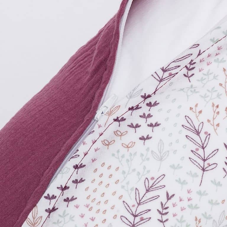 Coussin d'allaitement Natur rose