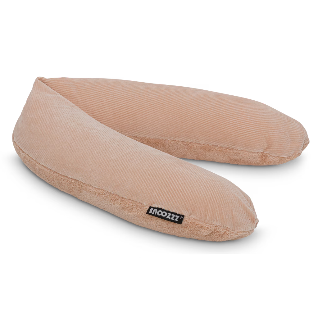 Voedingskussenhoes Rib Soft Blush