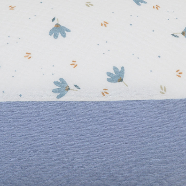 Coussin de grossesse Printemps Bleu