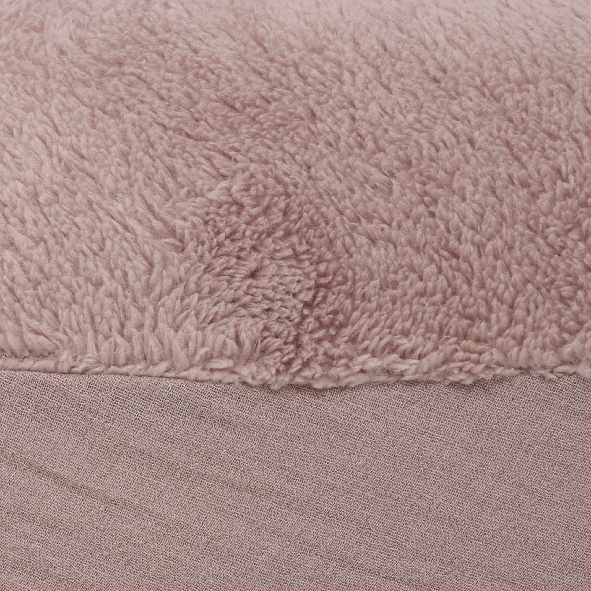 Snoozzz kussen zachte teddy met katoen hydrofiel